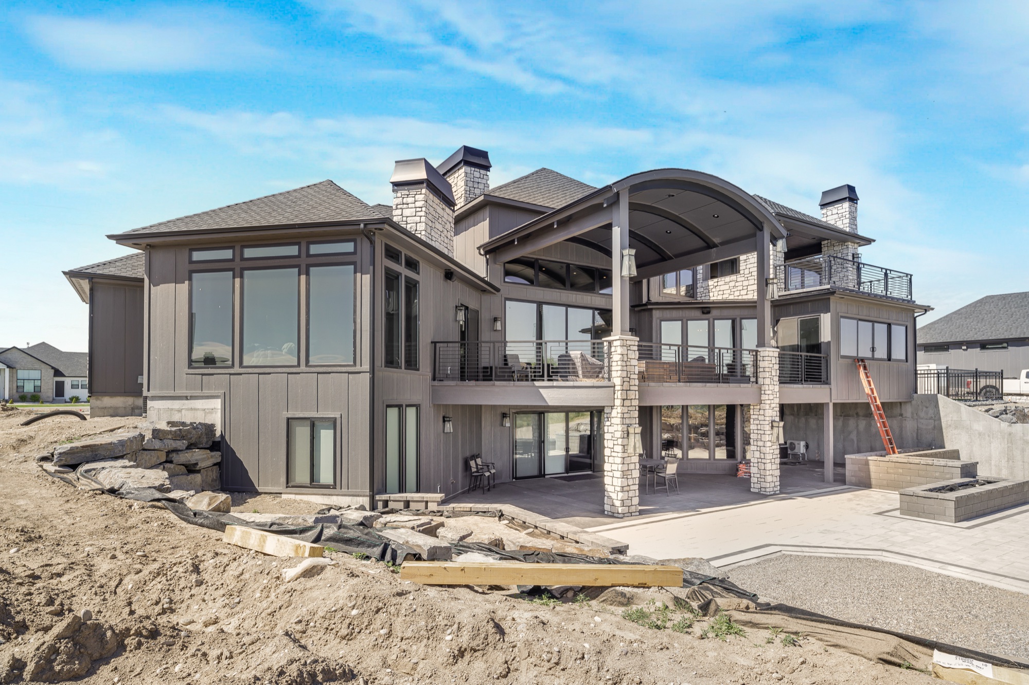 The Peterson Residence, Shelley ID — finishing detail